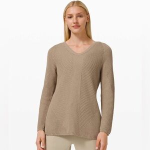 Lululemon Knit Blend Textured Pulllover Size 10